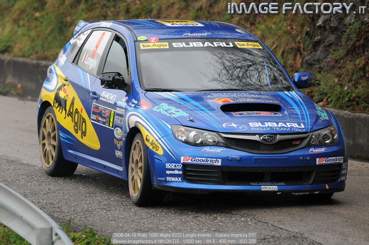 2008-04-19 Rally 1000 Miglia 0222 Longhi-Imerito - Subaro Impreza STI